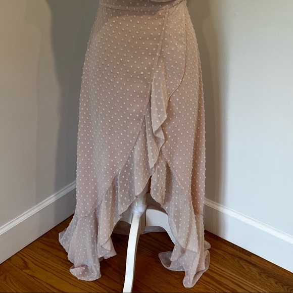 Denny Rose Wrap Pink Maxi Dress - Picture 9 of 9